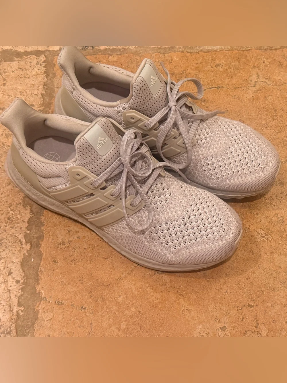 Adidas Ultraboost 1.0 Ultra Boost Womens Running Shoes Wonder Beige Cream Tan 8